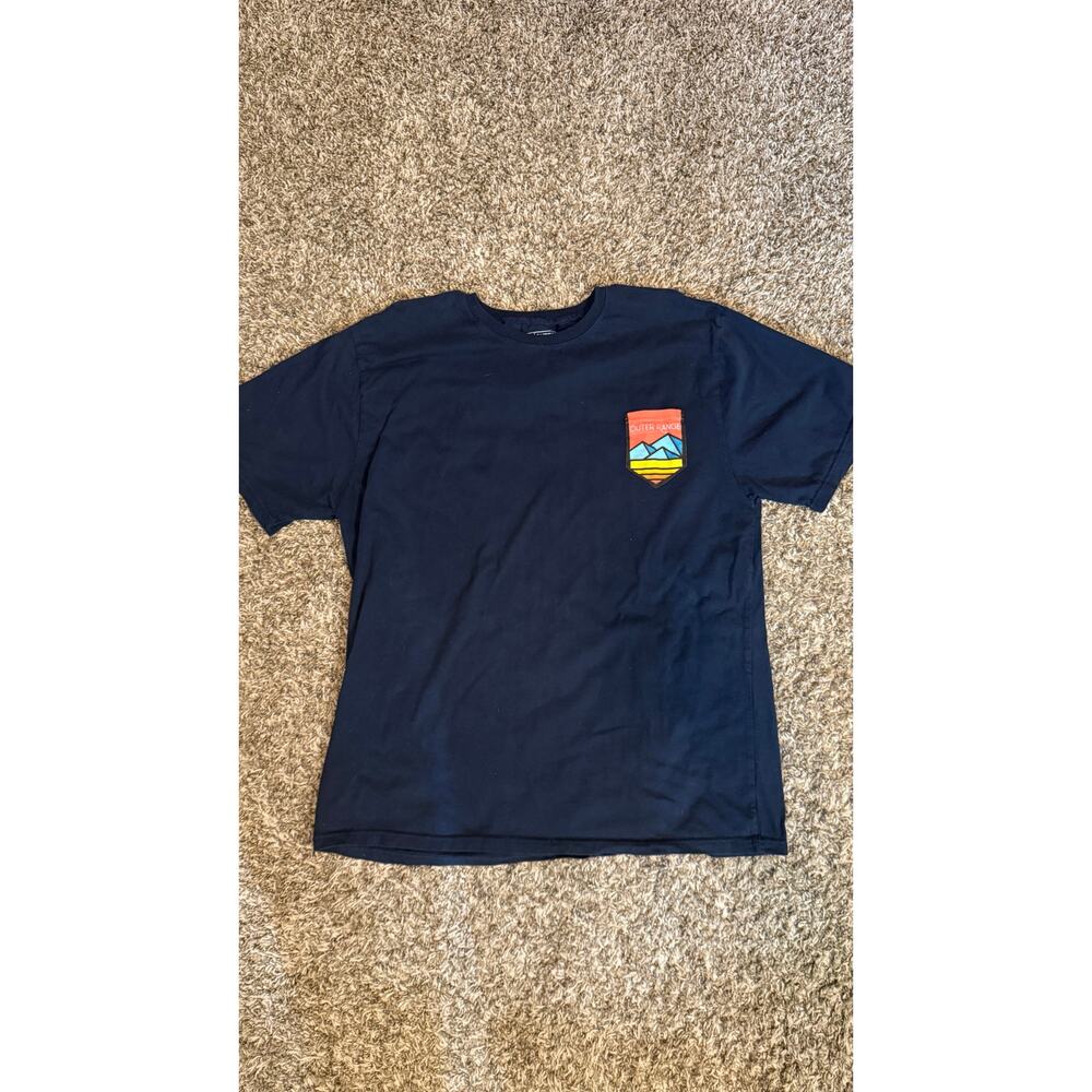 Outer Range Brewing Co Graphic T-Shirt Men’s 2XLBlack ORB Craft Beer Brewery Tee